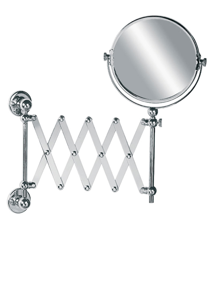 Lefroy Brooks Edwardian extendable wall mounted shaving mirror