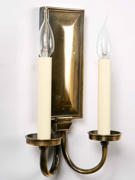 Georgian twin wall sconce