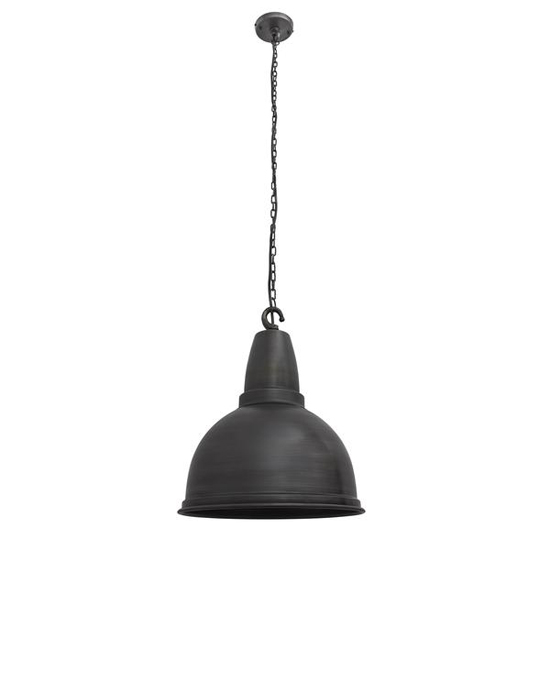 Large Retro Industrial Metal Pendant