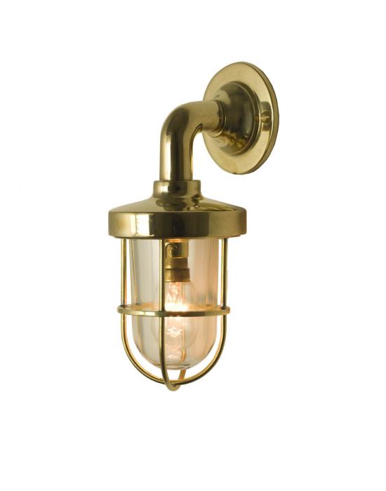 Miniature ship's well glass wall light