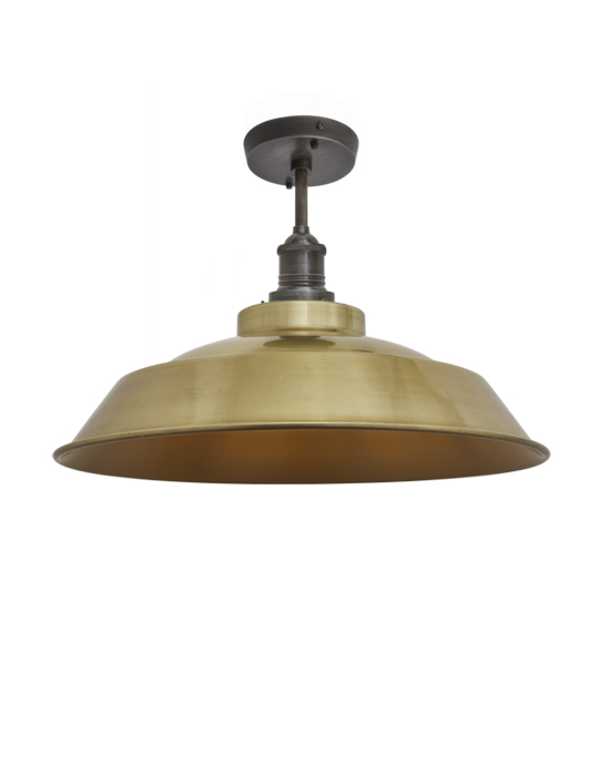 Brooklyn Vintage Step Metal Flush Mount Light