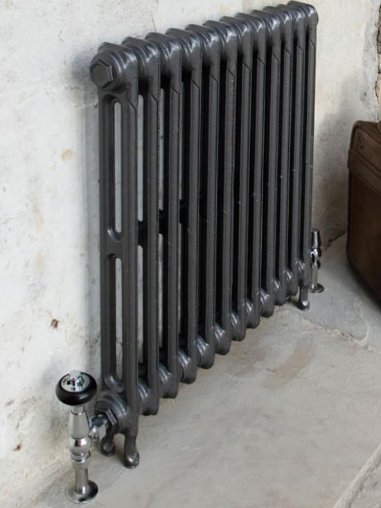 Victorian 2 column cast-iron radiator