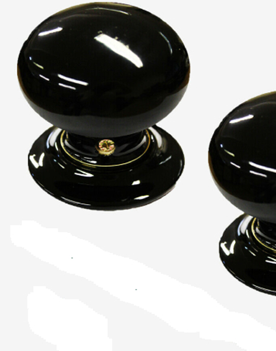 Ceramic door knobs