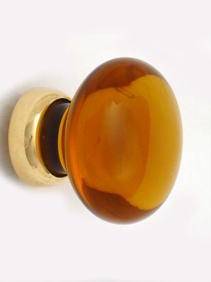 Smooth glass cupboard knobs