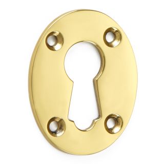 Escutcheon, Brass, Plain