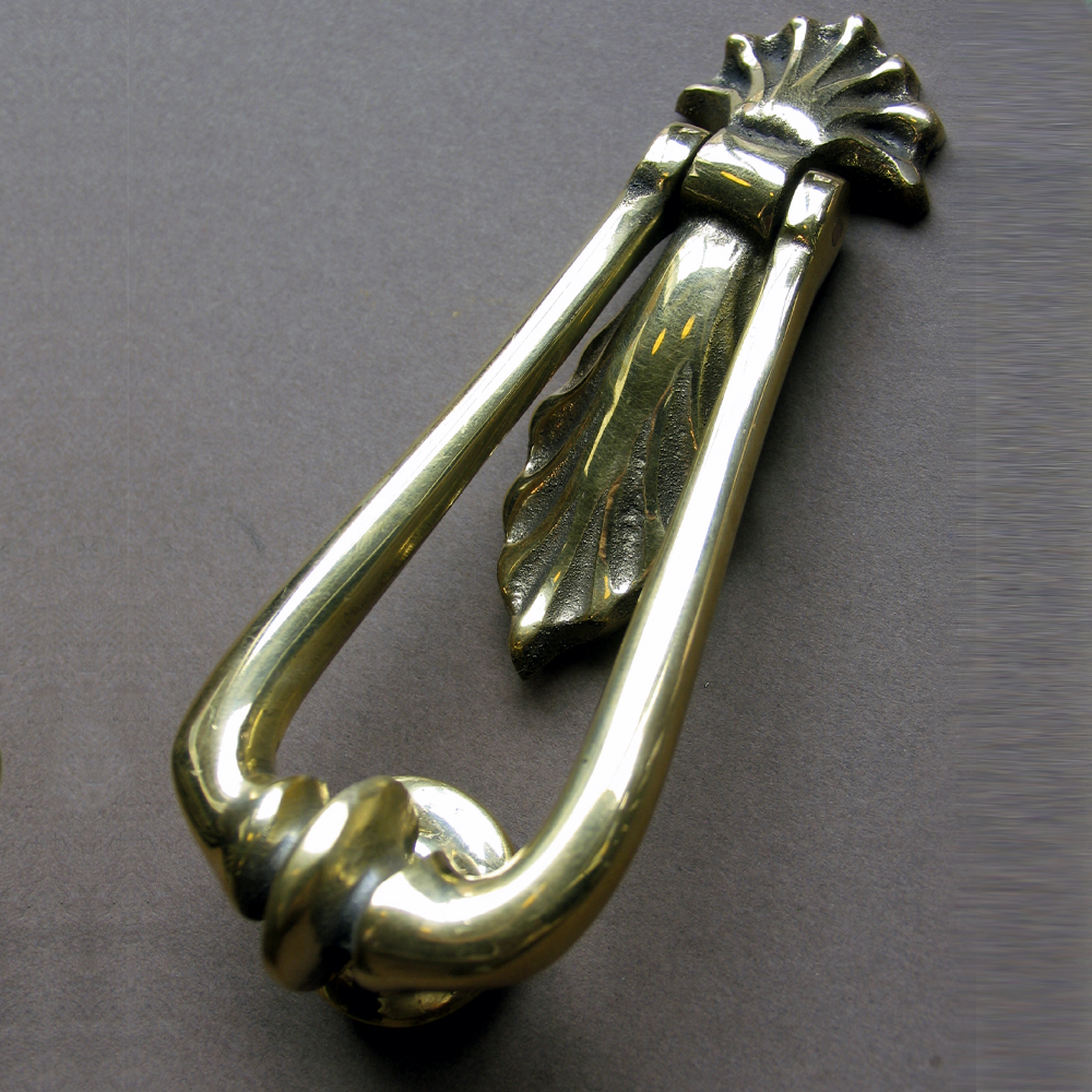 Knocker, Victorian in Brass        