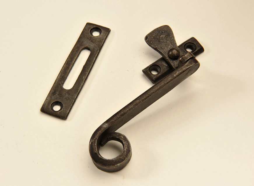 Window Fastener, Iron, Rustic.