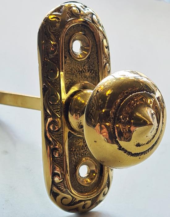 Bell Pull - Brass - Oblong