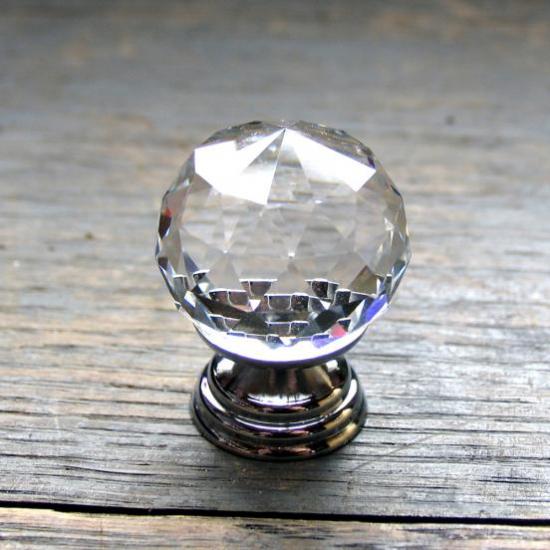 Crystal Cupboard Knob