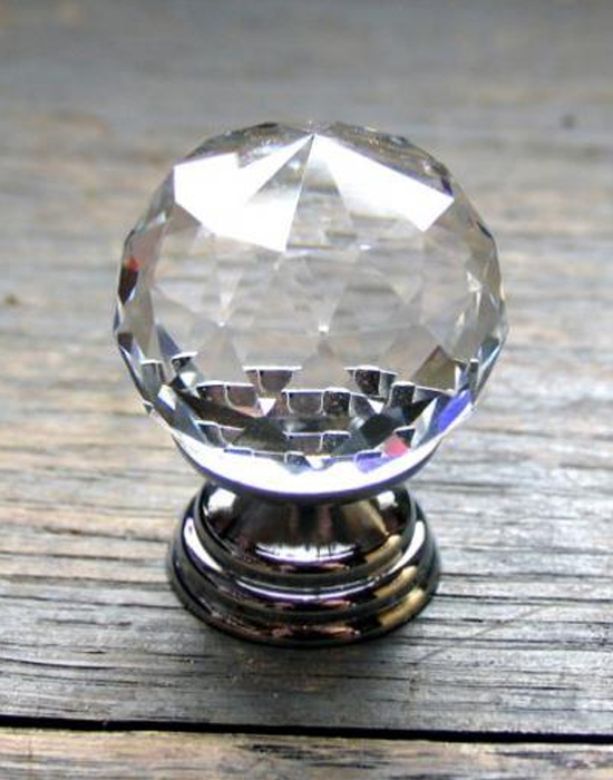 Crystal Cupboard Knob