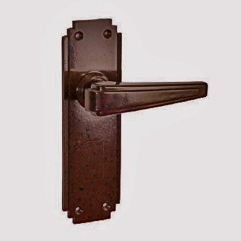 Pair of Bakelite plaza door handles