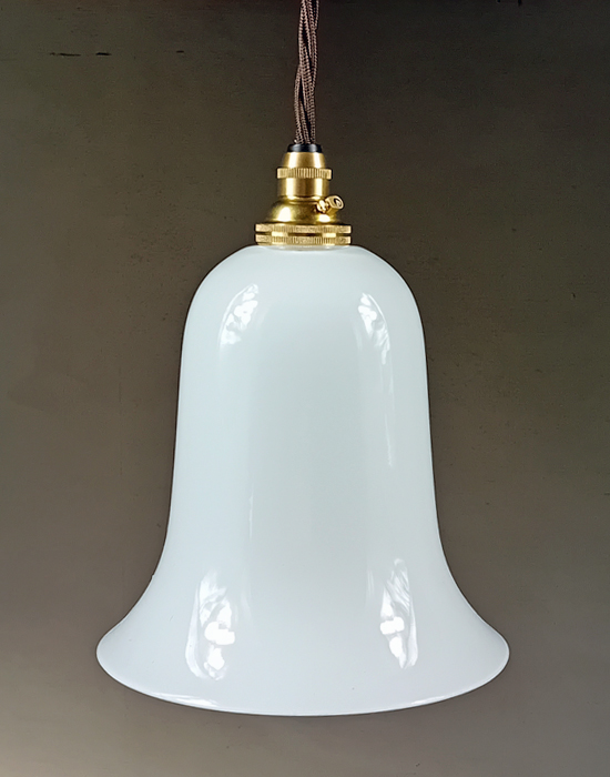 Opal Bell Pendant