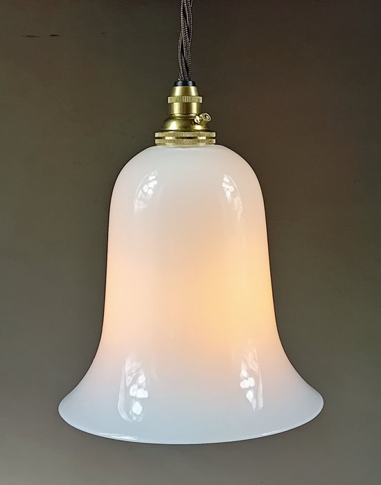 Opal Bell Pendant