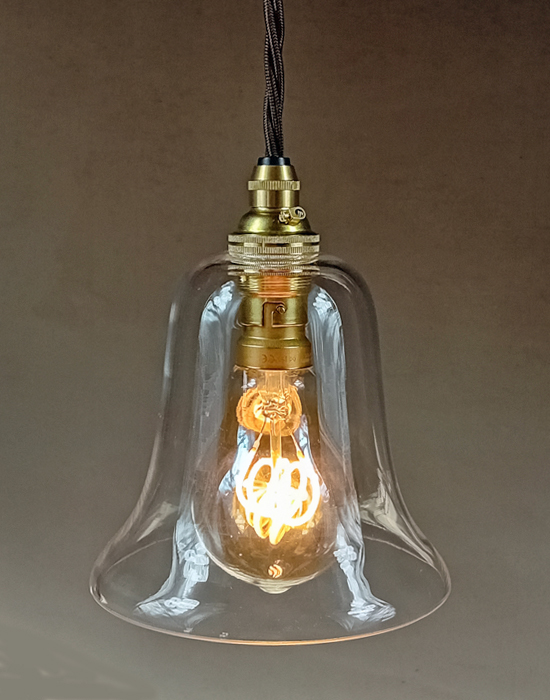 Clear Bell Pendant