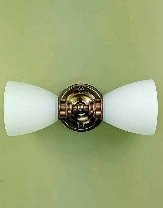 Double Carriage Wall Light