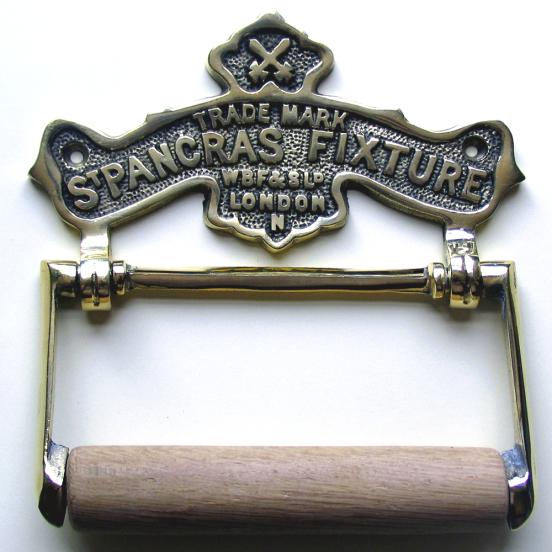 Toilet Paper Holder Polished Brass 