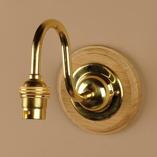 Wall Light Bracket Brass Single Holloways Period House Shop