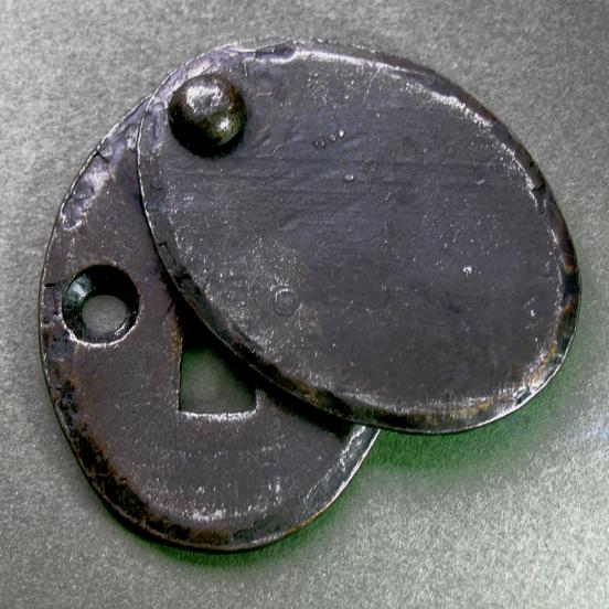Escutcheon, Forged Iron with Cover